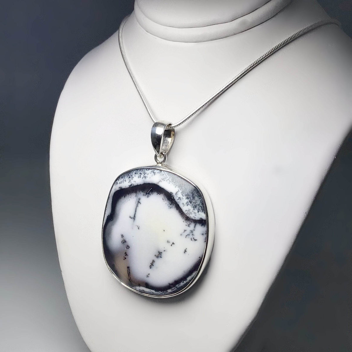Dendritic Opal Pendant-Rocks and Gems Canada