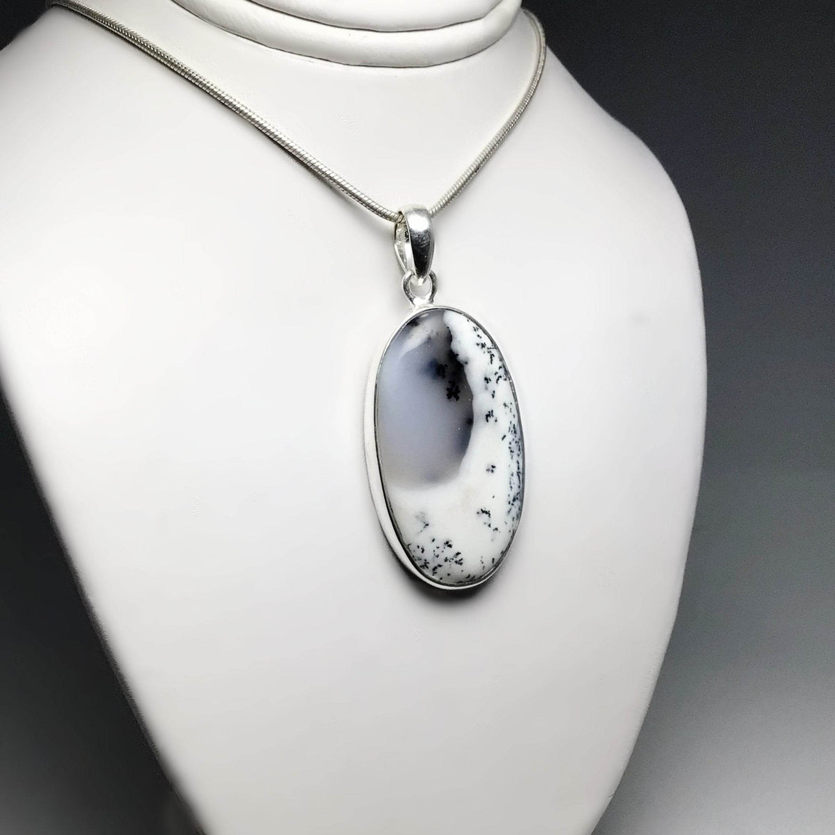 Dendritic Opal Pendant-Rocks and Gems Canada