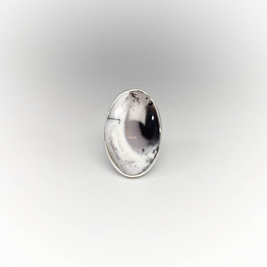 Dendritic Opal Ring-Rocks and Gems Canada