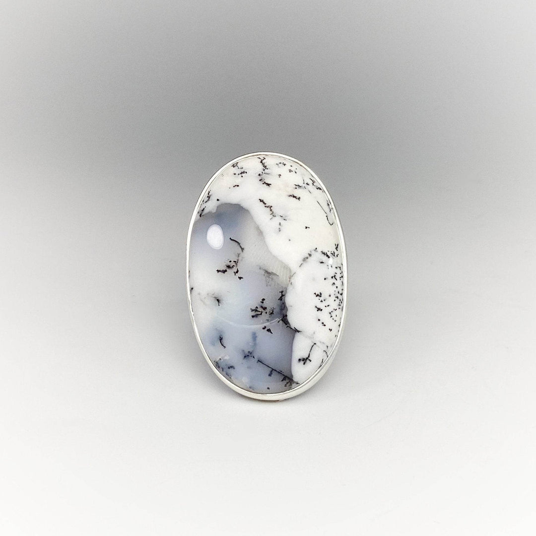 Dendritic Opal Ring-Rocks and Gems Canada
