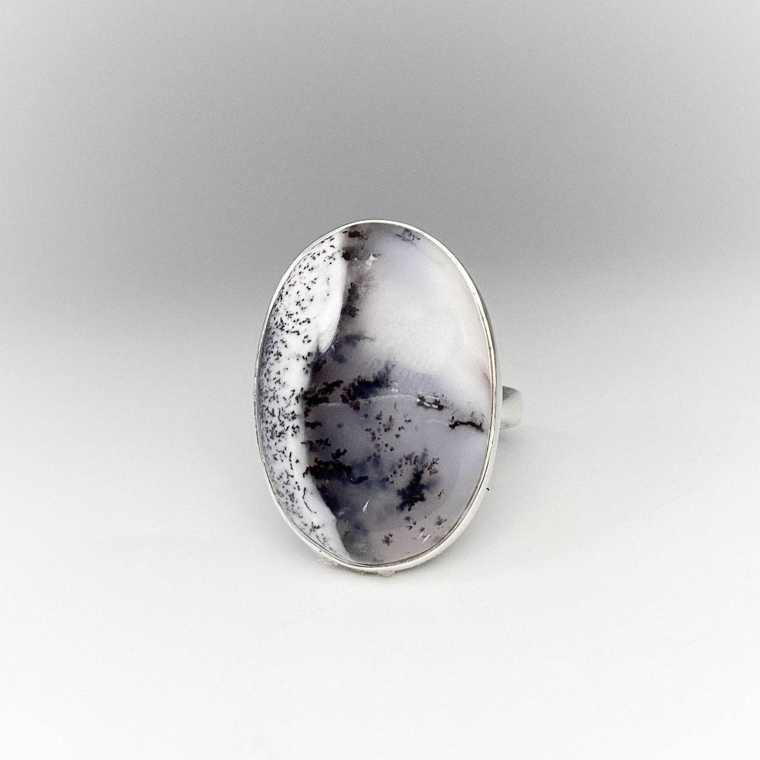 Dendritic Opal Ring-Rocks and Gems Canada