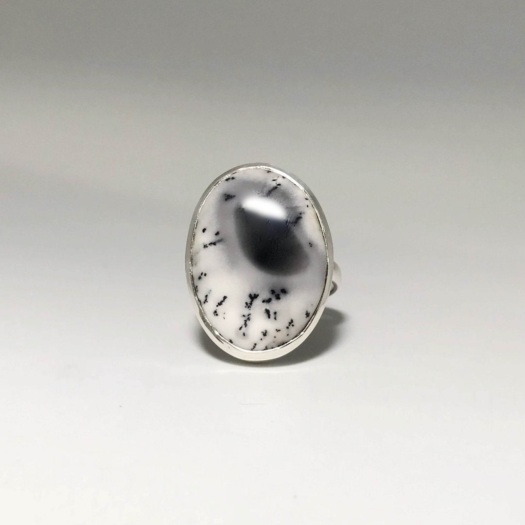 Dendritic Opal Ring-Rocks and Gems Canada