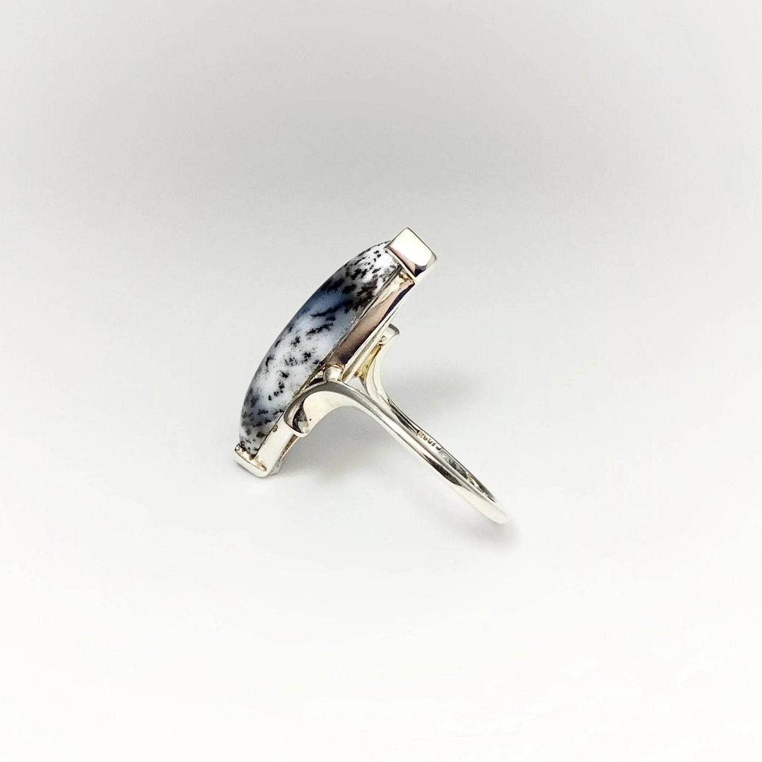 Dendritic Opal Ring-Rocks and Gems Canada