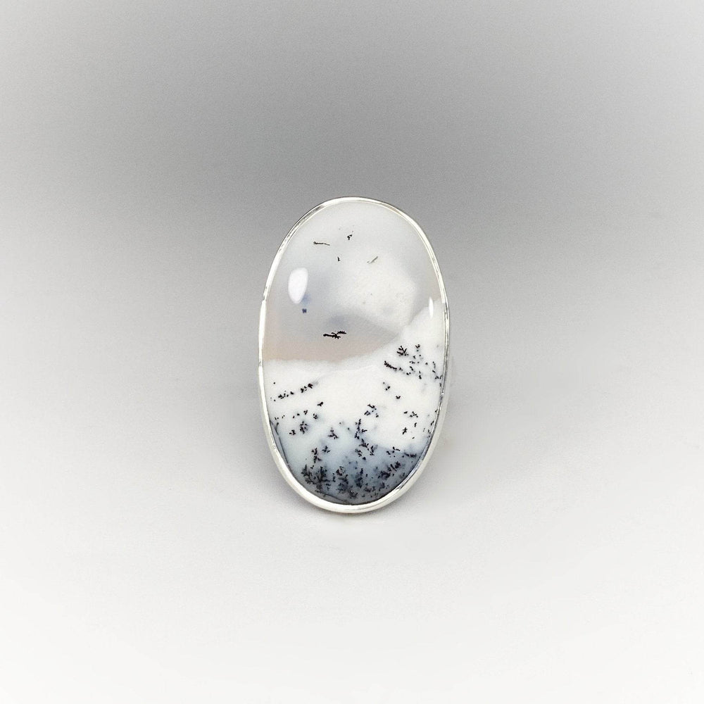 Dendritic Opal Ring-Rocks and Gems Canada