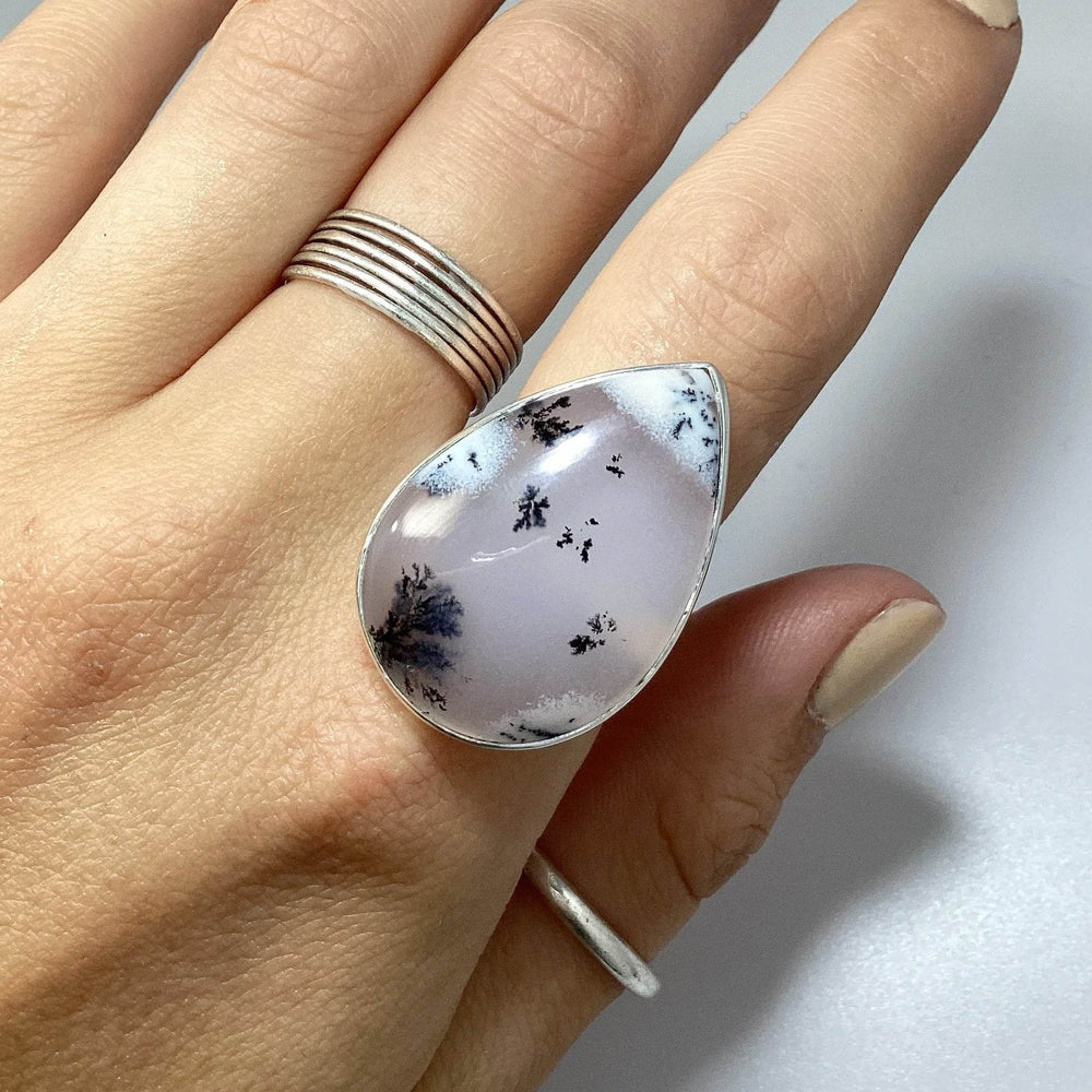Dendritic Opal Ring-Rocks and Gems Canada