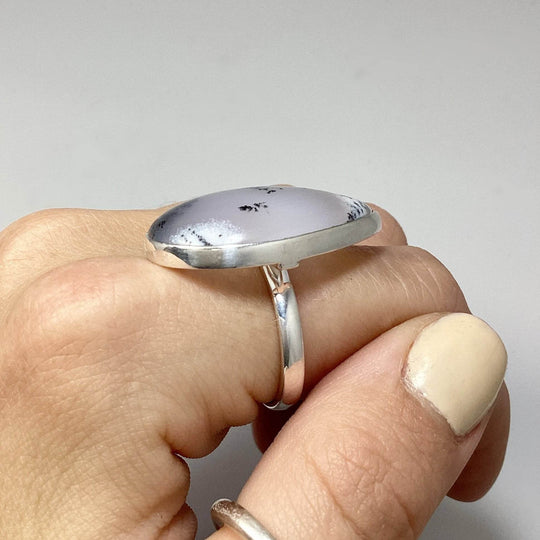 Dendritic Opal Ring-Rocks and Gems Canada