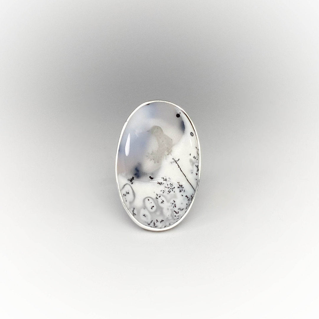 Dendritic Opal Ring-Rocks and Gems Canada