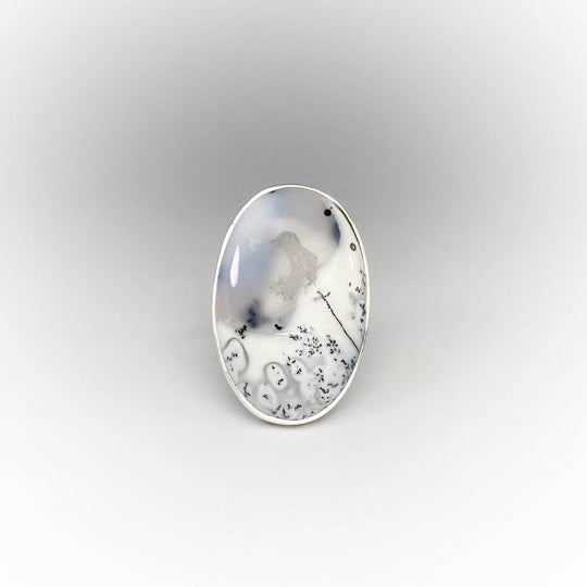 Dendritic Opal Ring-Rocks and Gems Canada