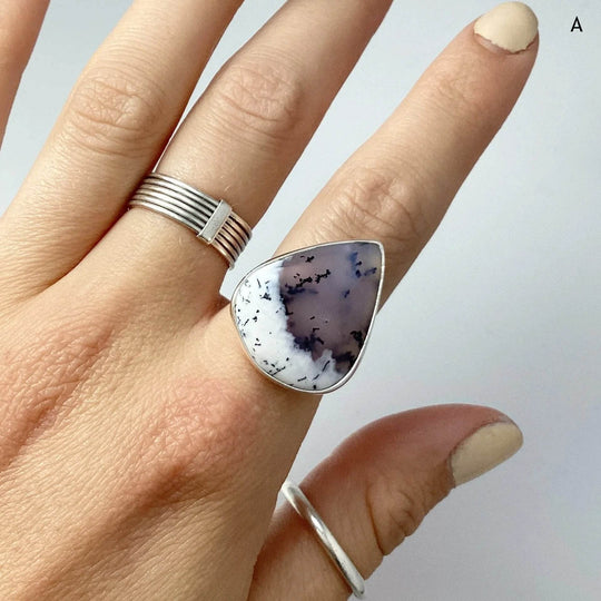 Dendritic Opal Ring-Rocks and Gems Canada