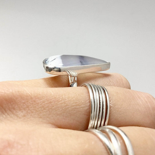 Dendritic Opal Ring-Rocks and Gems Canada