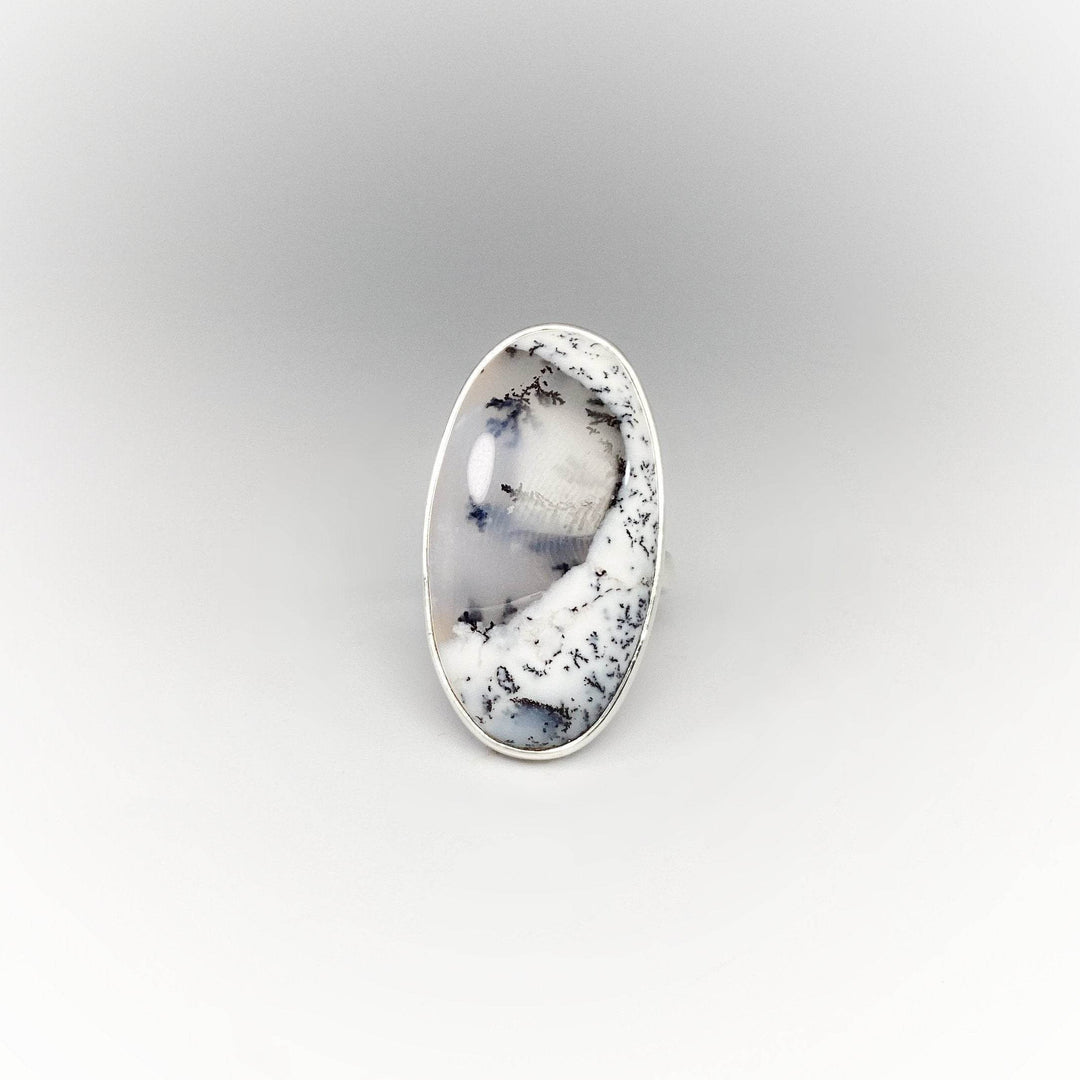 Dendritic Opal Ring-Rocks and Gems Canada