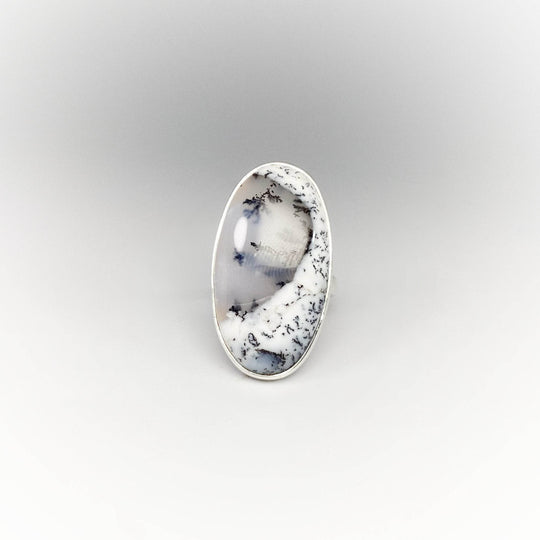 Dendritic Opal Ring-Rocks and Gems Canada