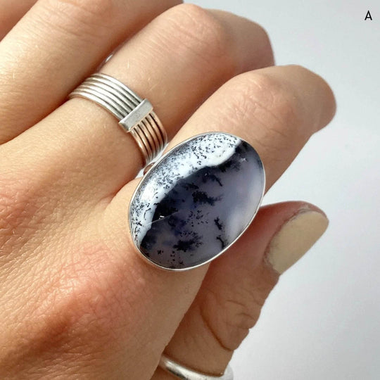 Dendritic Opal Ring-Rocks and Gems Canada