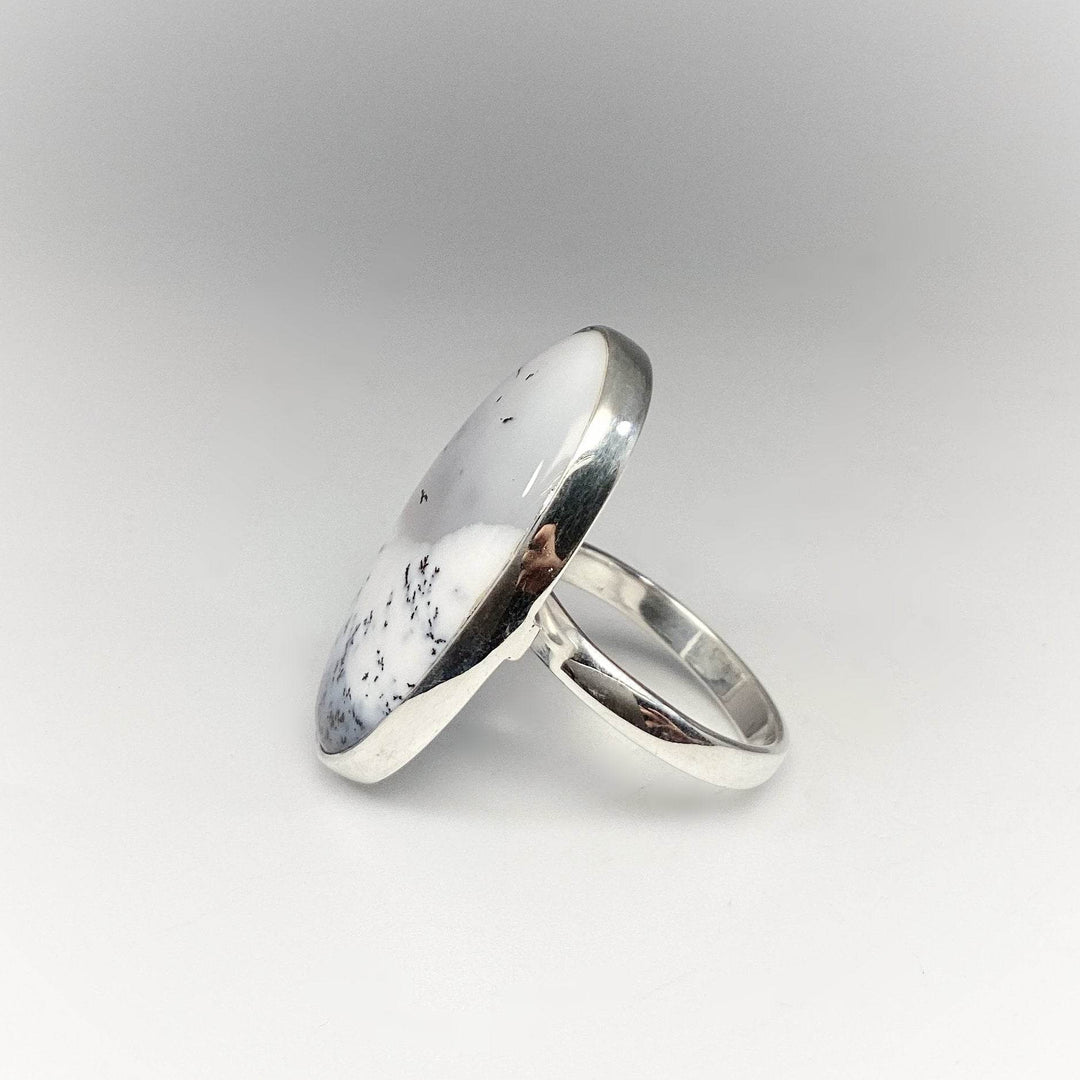 Dendritic Opal Ring-Rocks and Gems Canada