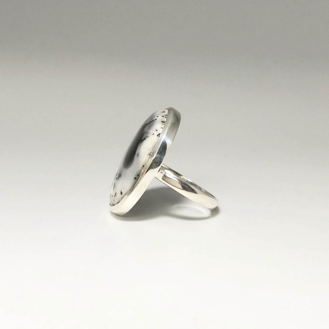 Dendritic Opal Ring-Rocks and Gems Canada
