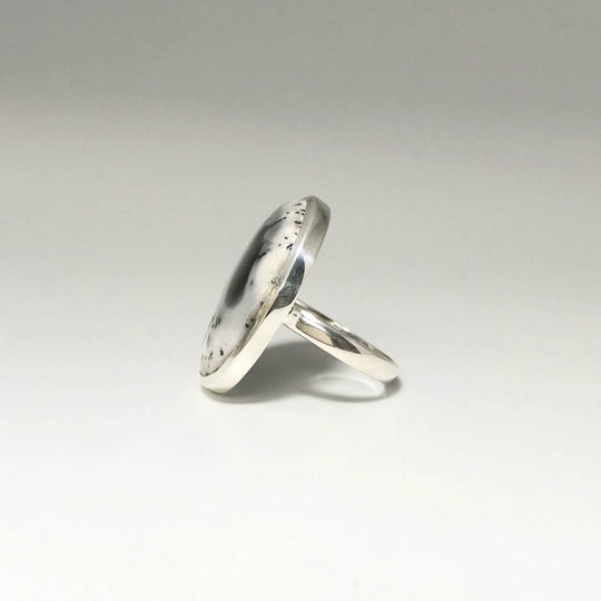 Dendritic Opal Ring-Rocks and Gems Canada