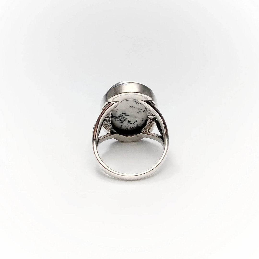 Dendritic Opal Ring-Rocks and Gems Canada