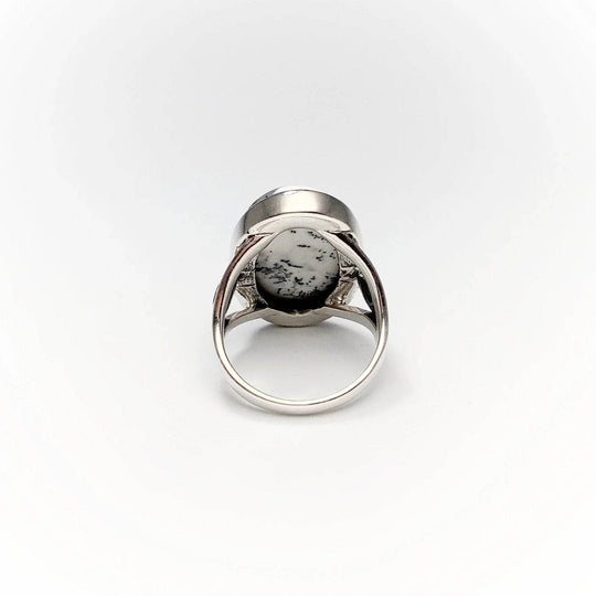 Dendritic Opal Ring-Rocks and Gems Canada