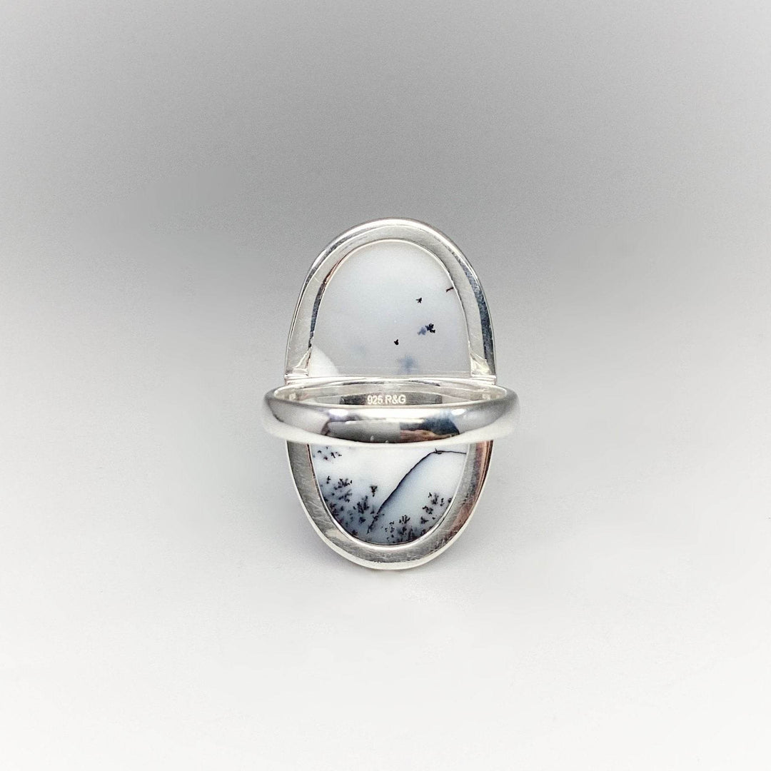 Dendritic Opal Ring-Rocks and Gems Canada