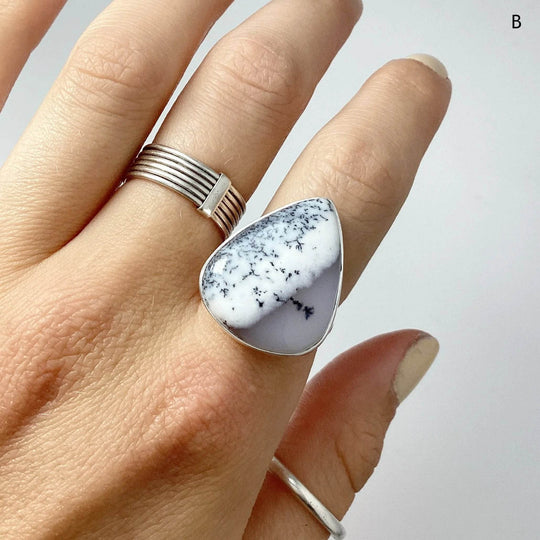 Dendritic Opal Ring-Rocks and Gems Canada