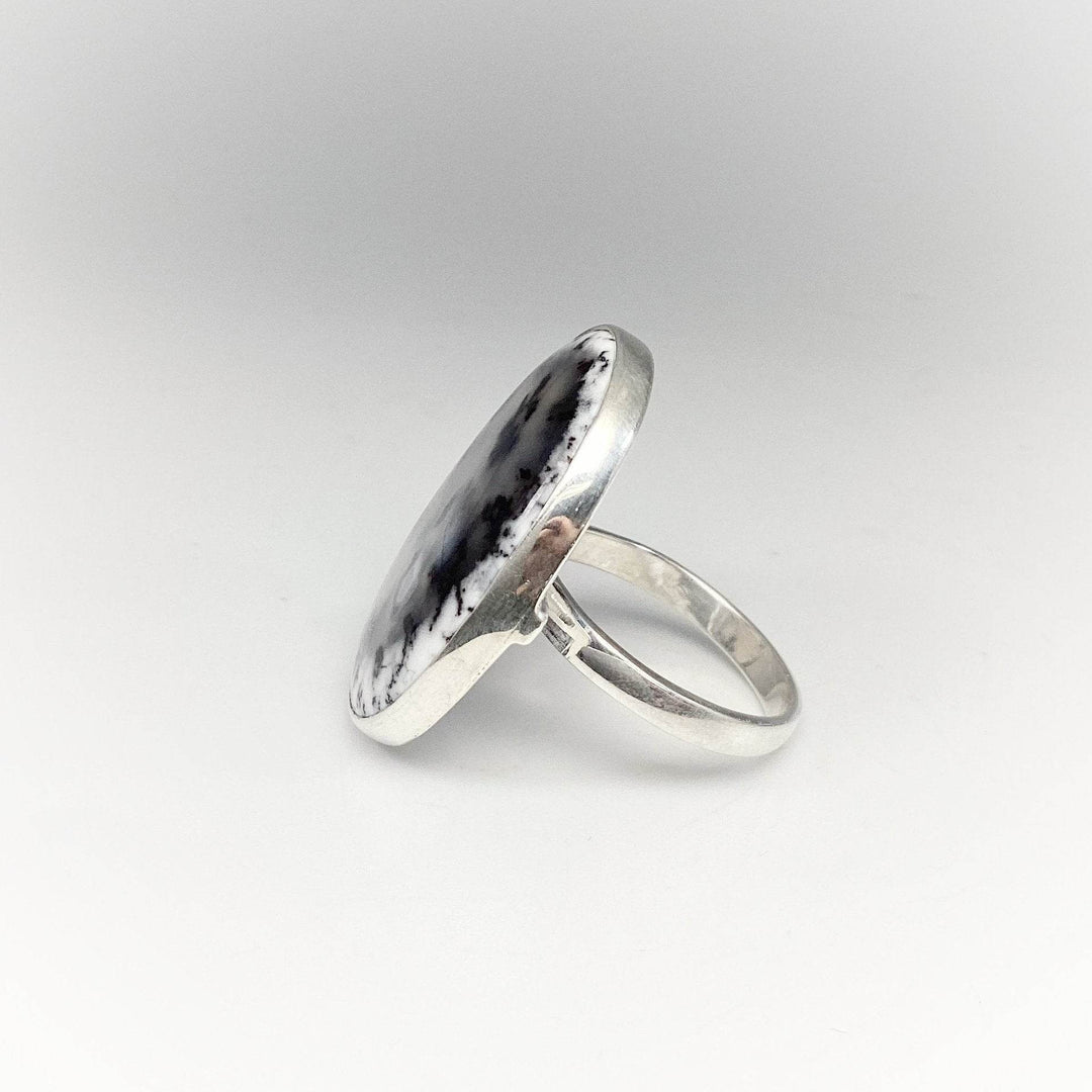 Dendritic Opal Ring-Rocks and Gems Canada