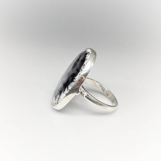Dendritic Opal Ring-Rocks and Gems Canada