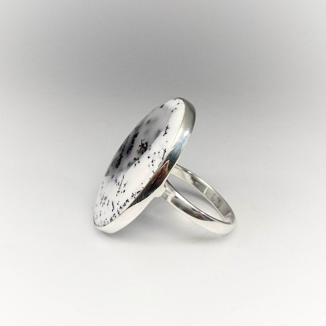 Dendritic Opal Ring-Rocks and Gems Canada