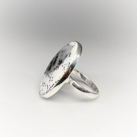 Dendritic Opal Ring-Rocks and Gems Canada