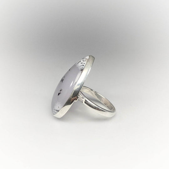 Dendritic Opal Ring-Rocks and Gems Canada