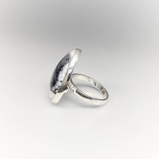 Dendritic Opal Ring-Rocks and Gems Canada