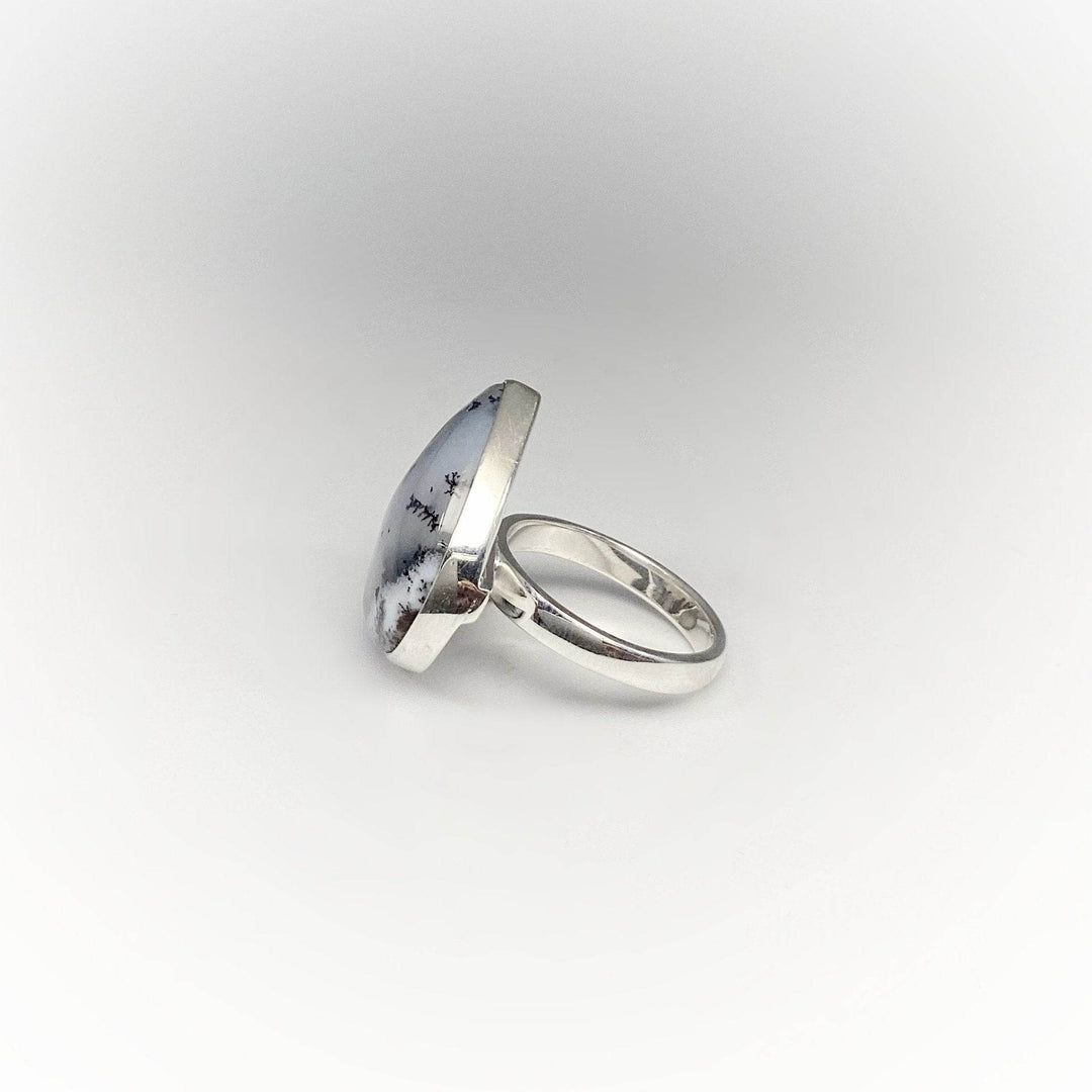 Dendritic Opal Ring-Rocks and Gems Canada