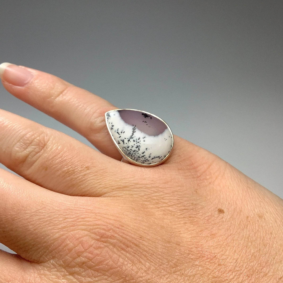 Dendritic Opal Ring-Rocks and Gems Canada