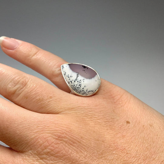 Dendritic Opal Ring-Rocks and Gems Canada