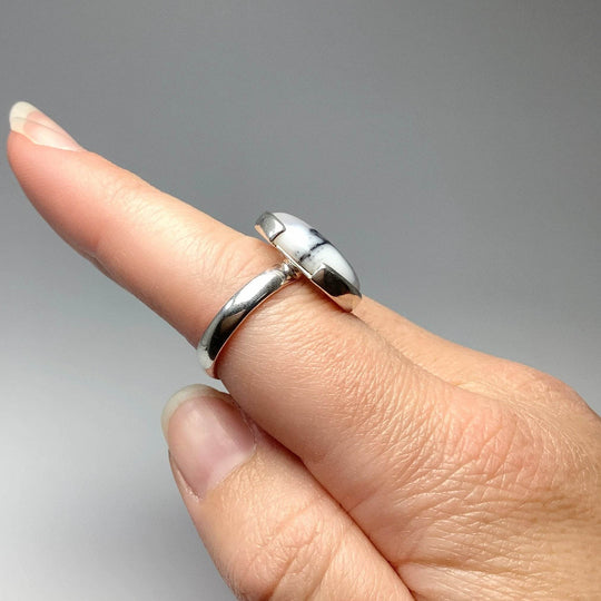 Dendritic Opal Ring-Rocks and Gems Canada