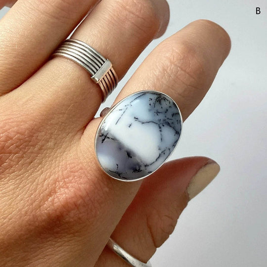 Dendritic Opal Ring-Rocks and Gems Canada