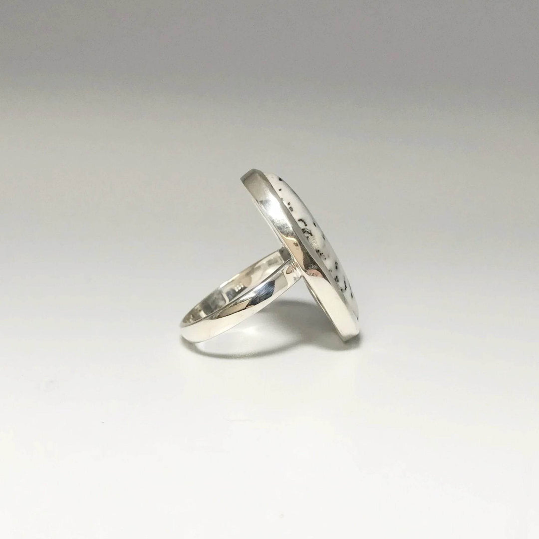 Dendritic Opal Ring-Rocks and Gems Canada