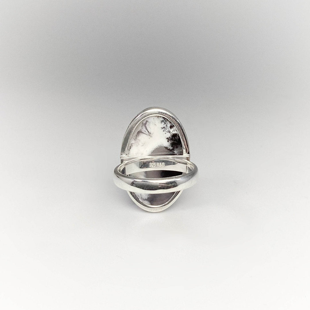 Dendritic Opal Ring-Rocks and Gems Canada