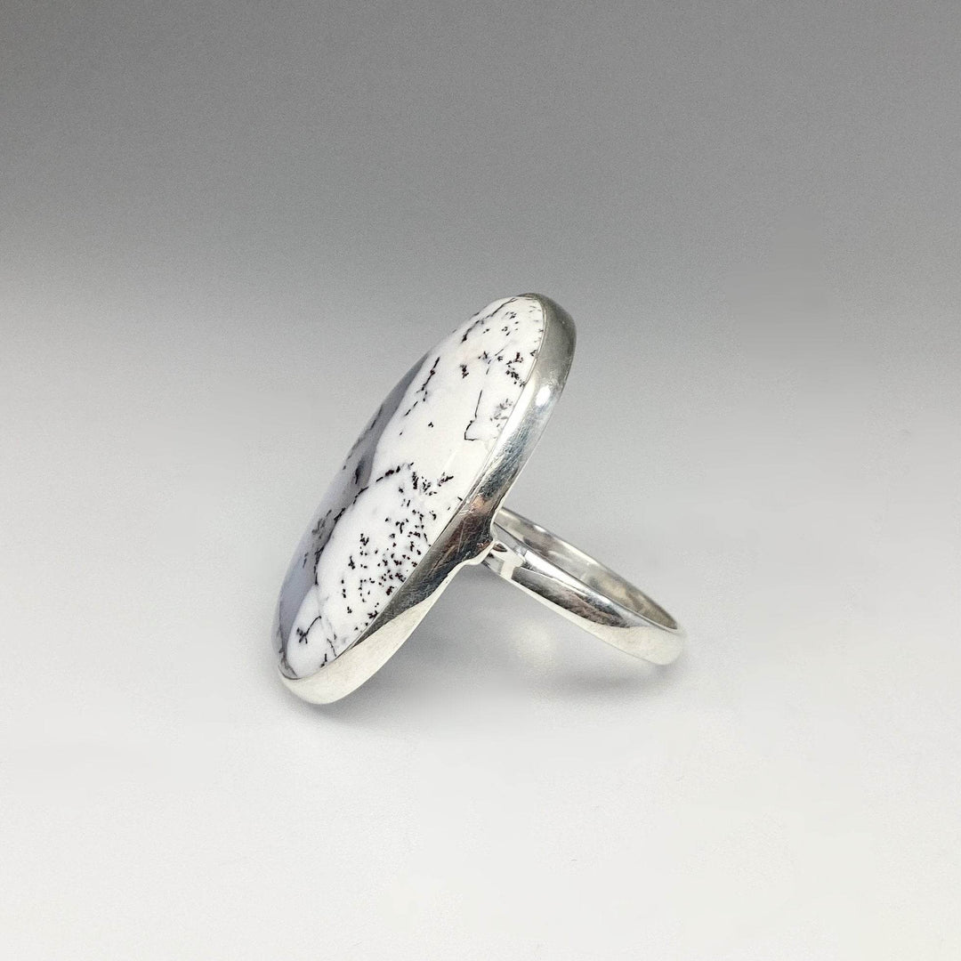 Dendritic Opal Ring-Rocks and Gems Canada