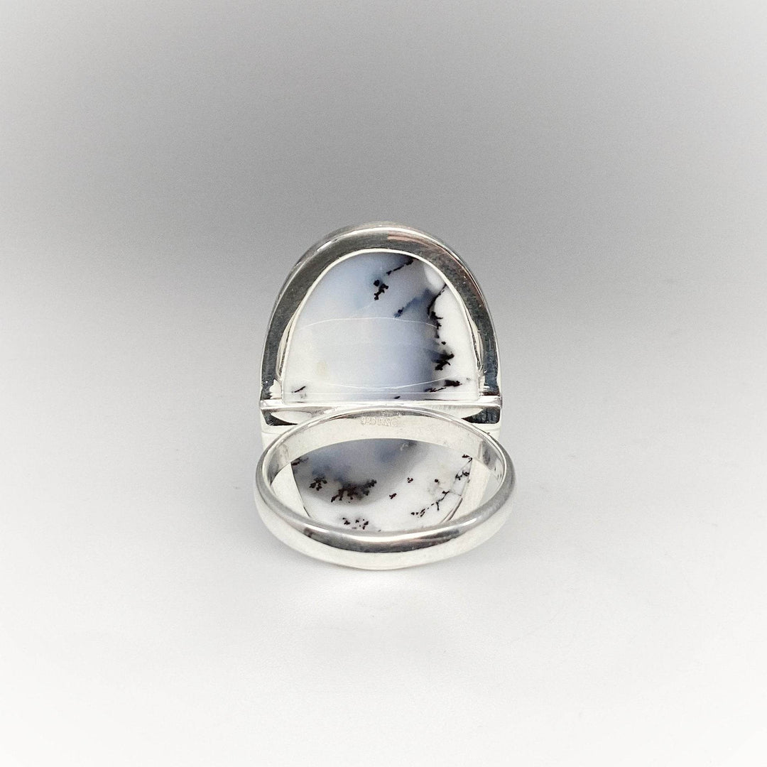 Dendritic Opal Ring-Rocks and Gems Canada