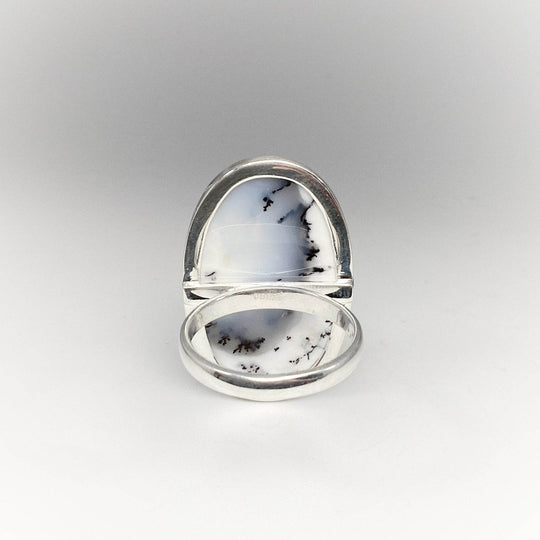 Dendritic Opal Ring-Rocks and Gems Canada
