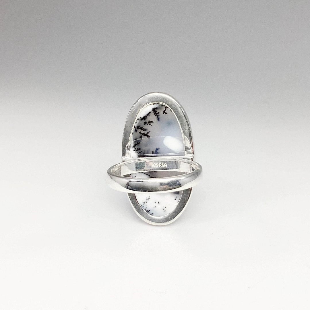 Dendritic Opal Ring-Rocks and Gems Canada
