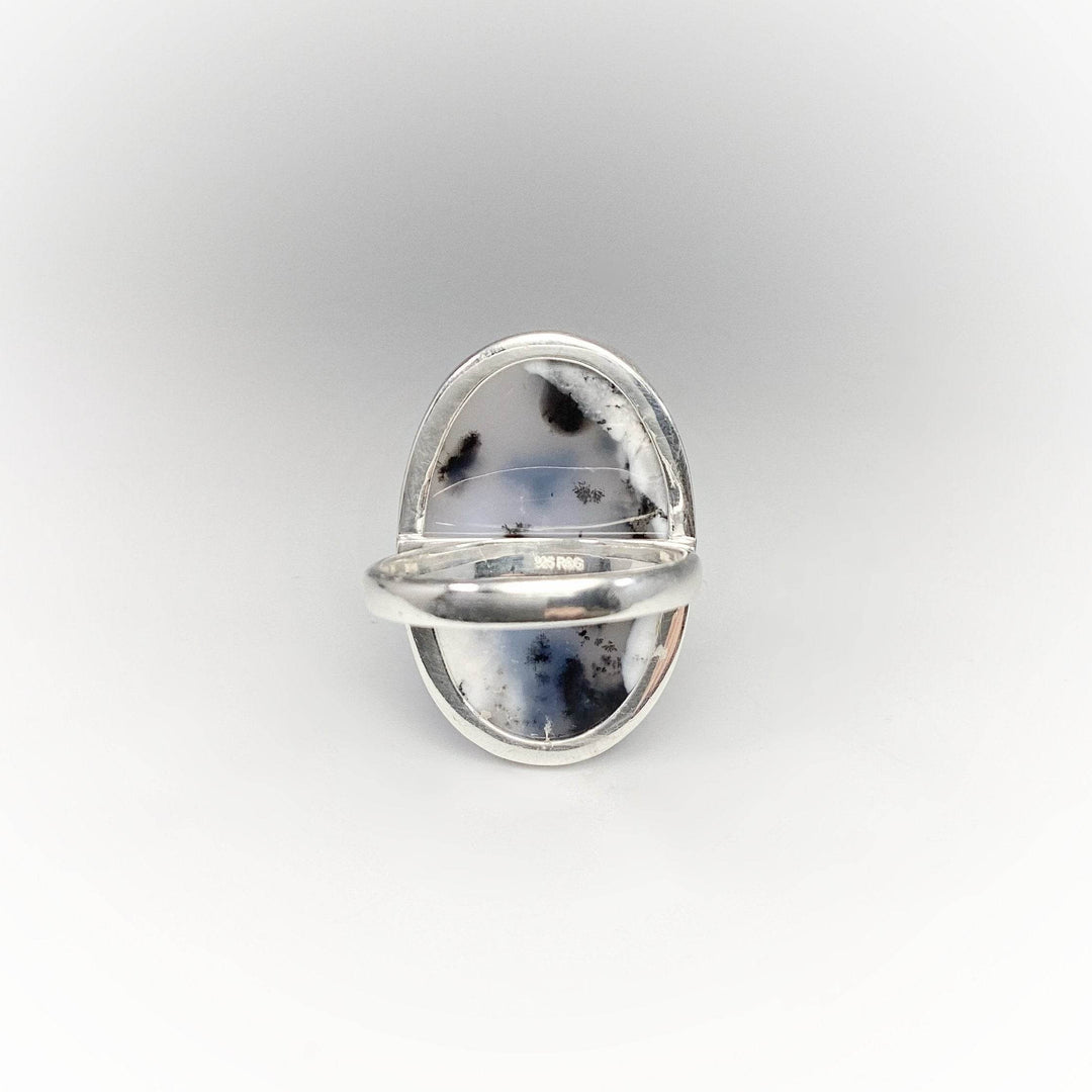 Dendritic Opal Ring-Rocks and Gems Canada