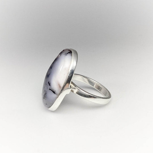 Dendritic Opal Ring-Rocks and Gems Canada