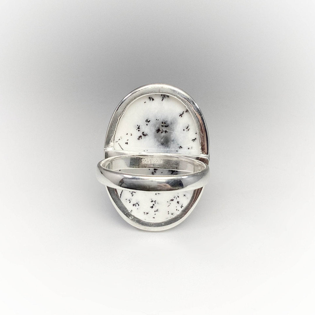 Dendritic Opal Ring-Rocks and Gems Canada