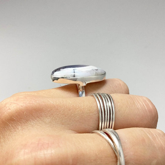 Dendritic Opal Ring-Rocks and Gems Canada
