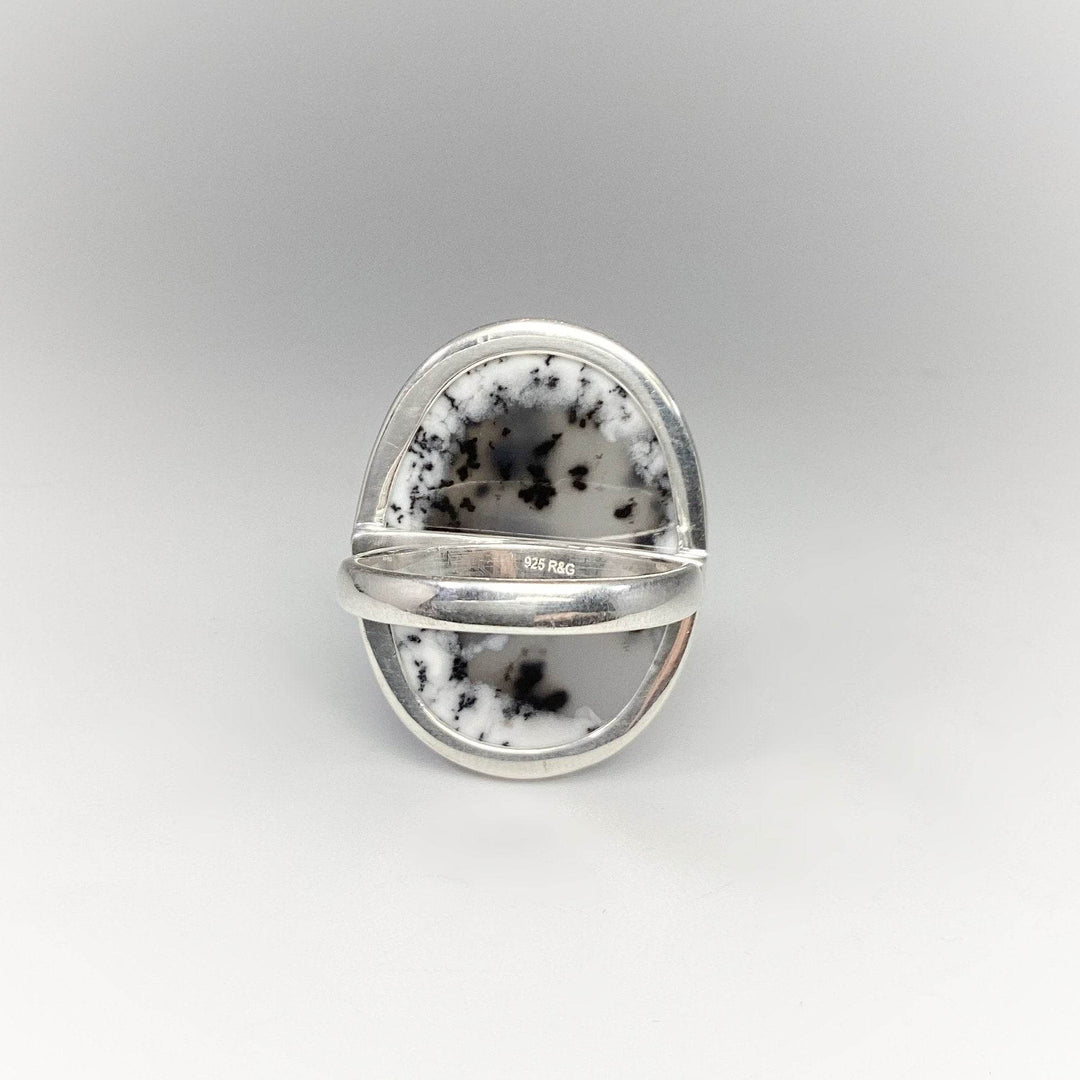 Dendritic Opal Ring-Rocks and Gems Canada