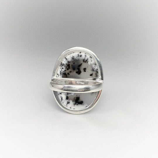 Dendritic Opal Ring-Rocks and Gems Canada