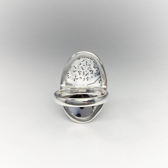 Dendritic Opal Ring-Rocks and Gems Canada