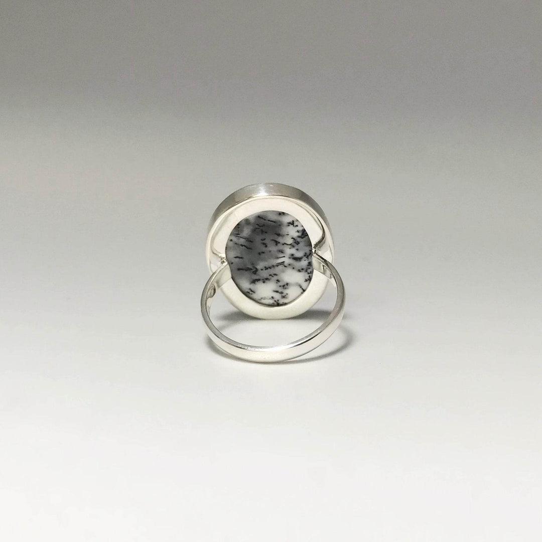 Dendritic Opal Ring-Rocks and Gems Canada