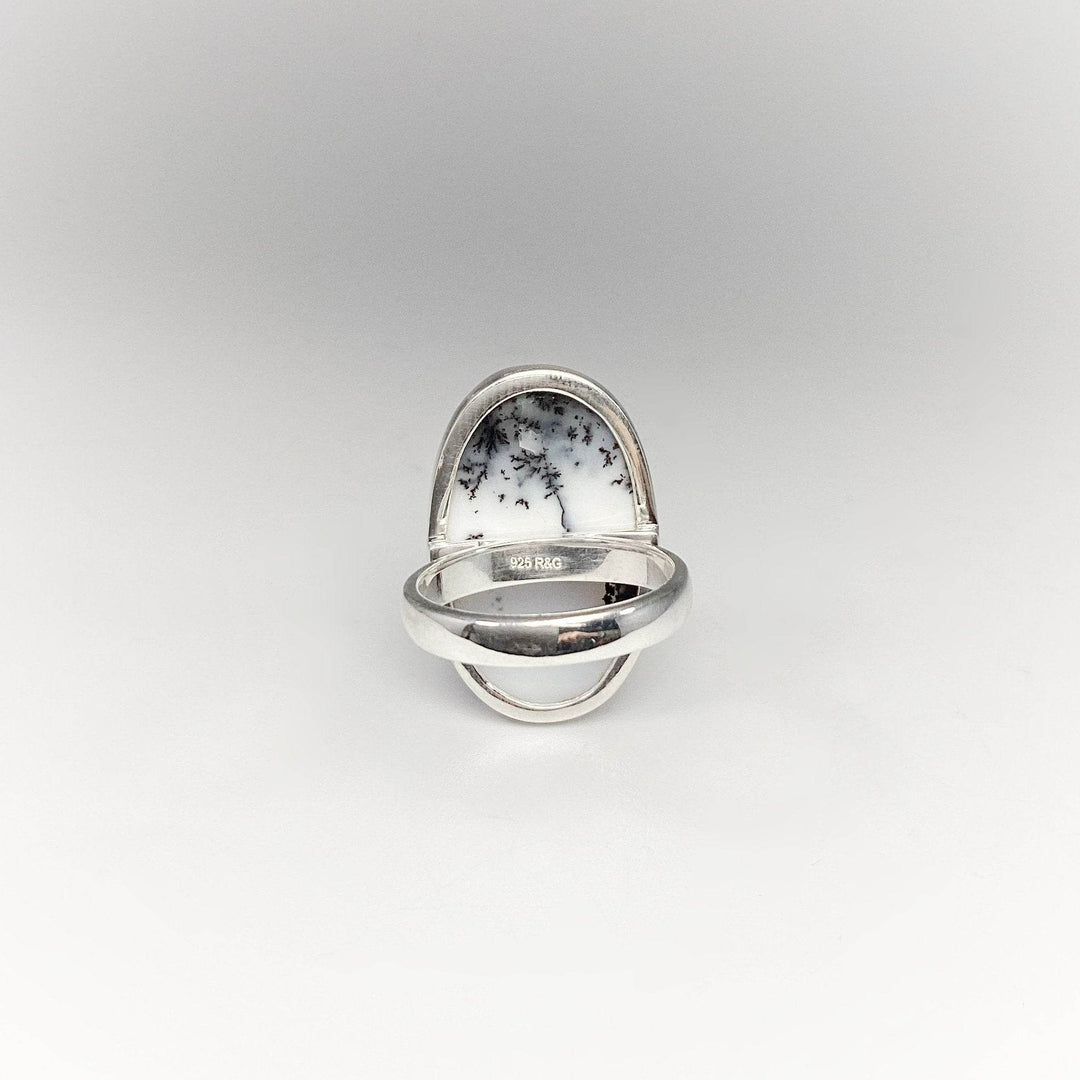 Dendritic Opal Ring-Rocks and Gems Canada